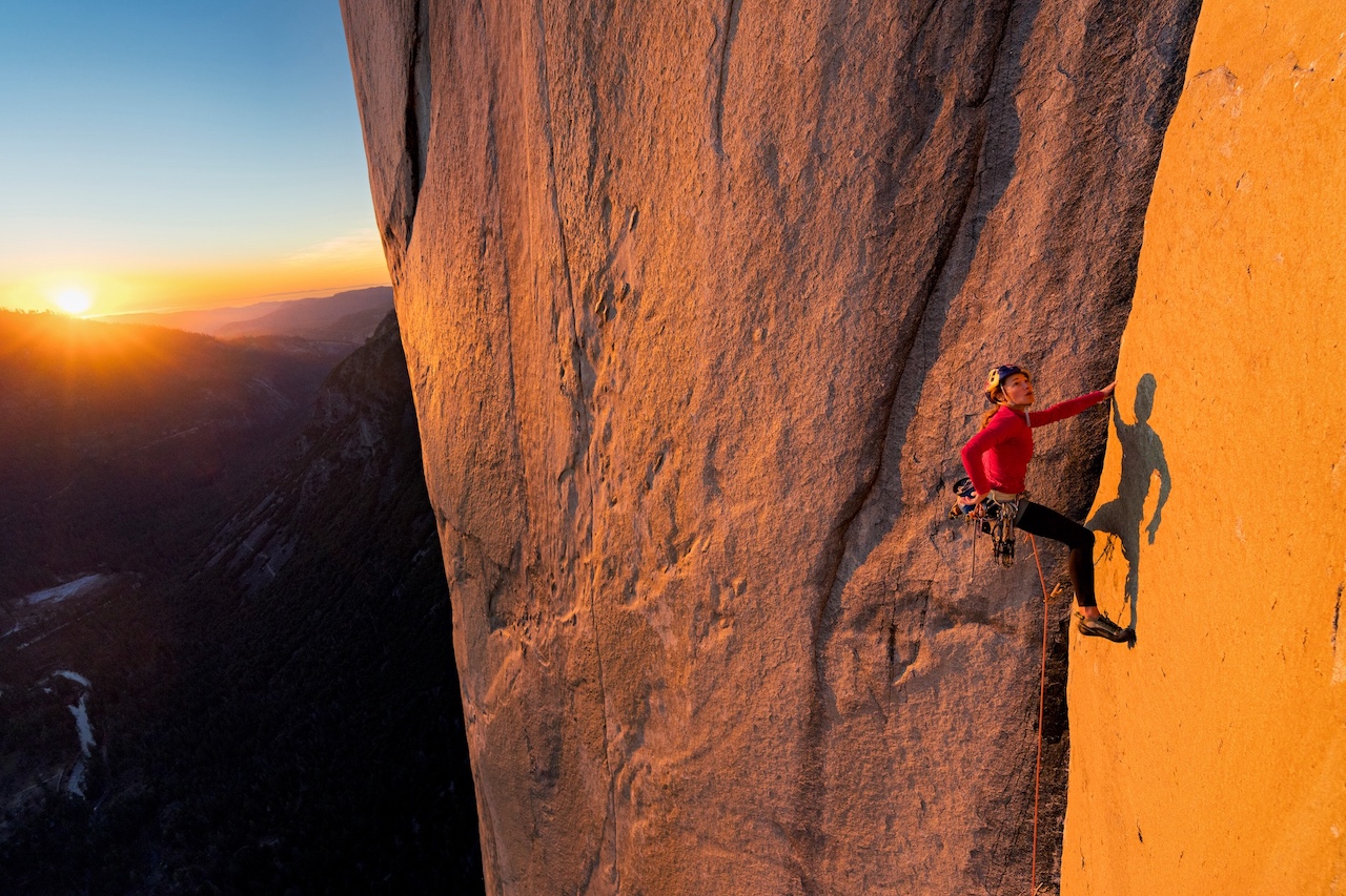 圖1_Red Bull運動員Sasha DiGiulian成為首位自由攀登優勝美地El Capitan最長路線的女性。（Red Bull提供）